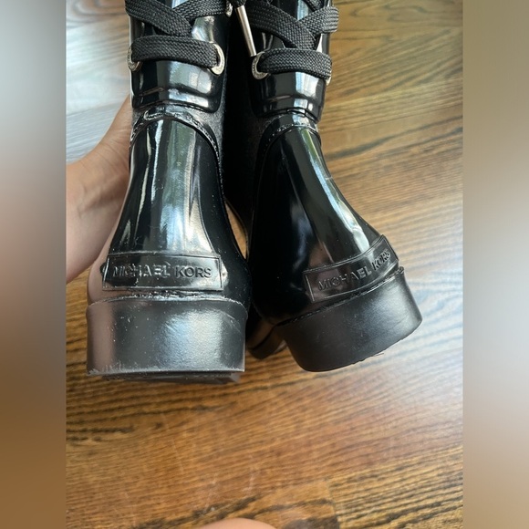 Michael Kors women rubber knee high boots size 8 - Picture 13 of 13